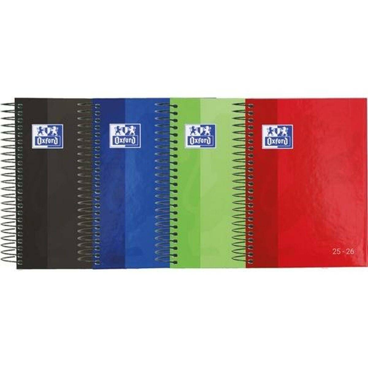 Agenda Oxford 1/8 12 x 18 cm 2025-2026 (8 Unidades)