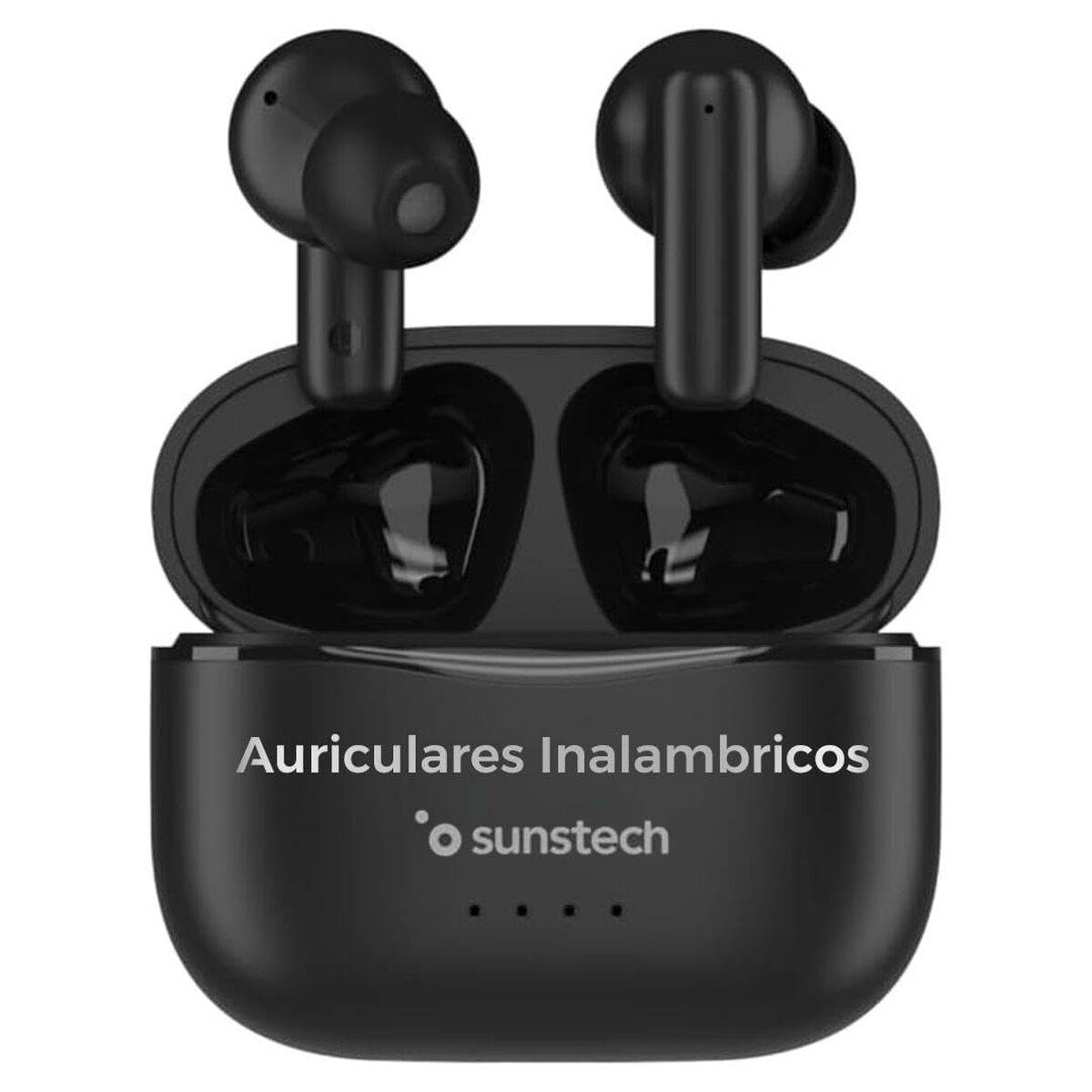 Auriculares Bluetooth Sunstech WAVEPODSONEBK Negro