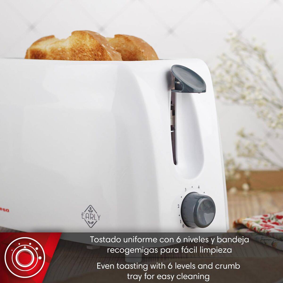 Tostadora Magefesa Blanco 750 W