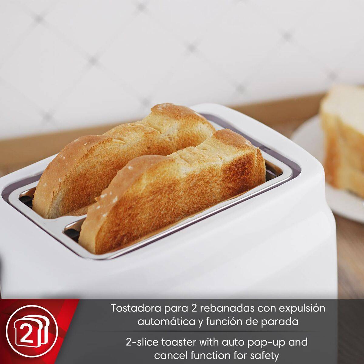 Tostadora Magefesa Blanco 750 W