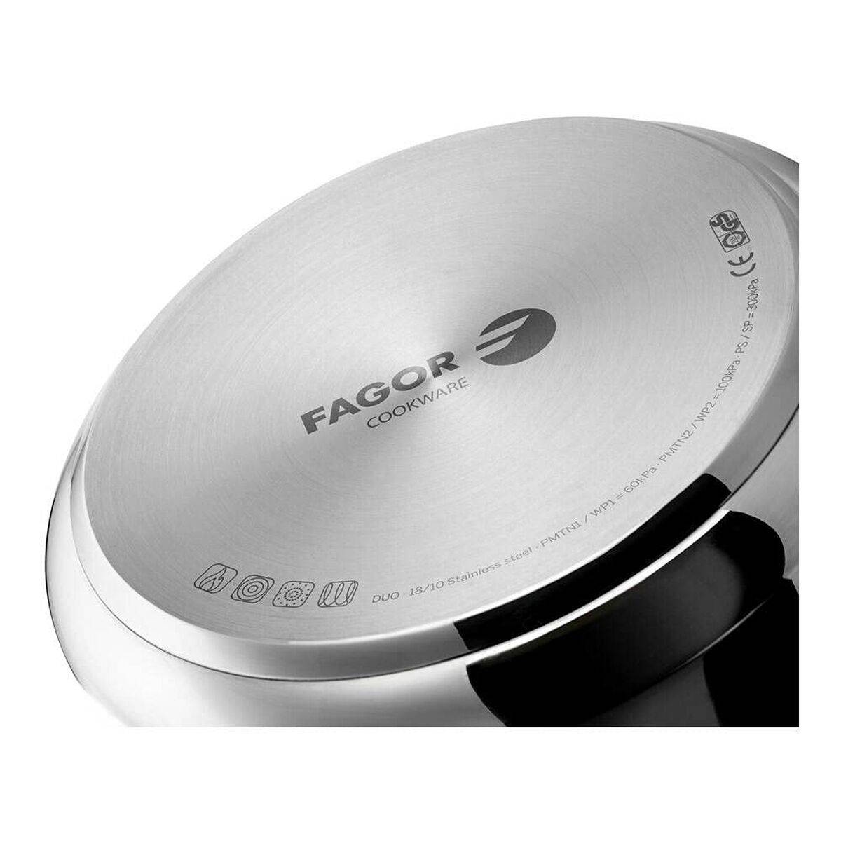 Olla Express Fagor DUO Acero Inoxidable 18/10 6 L