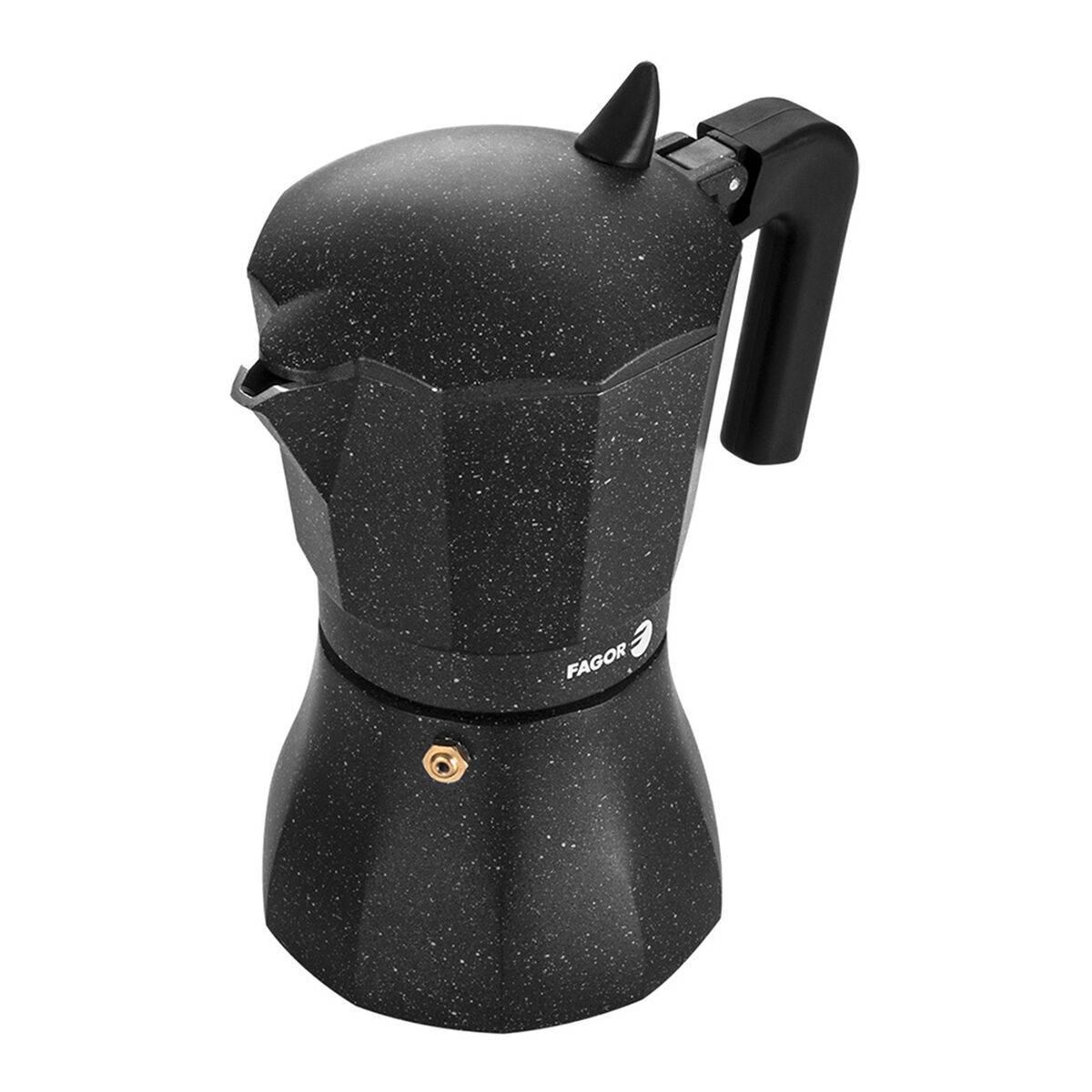 Cafetera Italiana Fagor TIRAMISU 3 Negro Aluminio