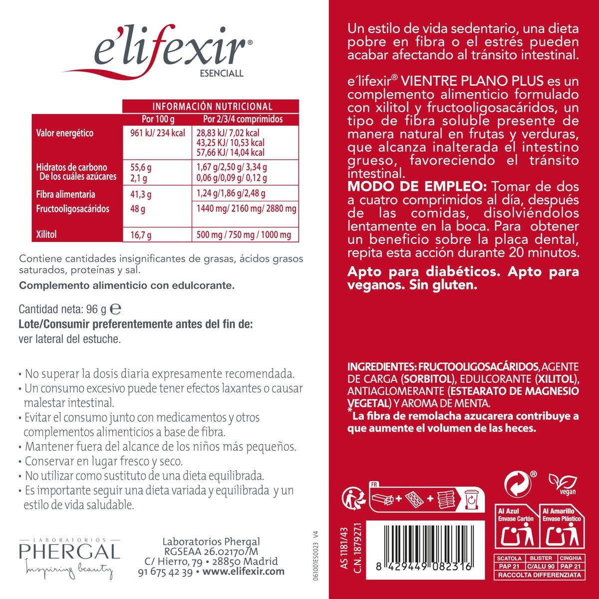 Suplemento digestivo Elifexir SALUD