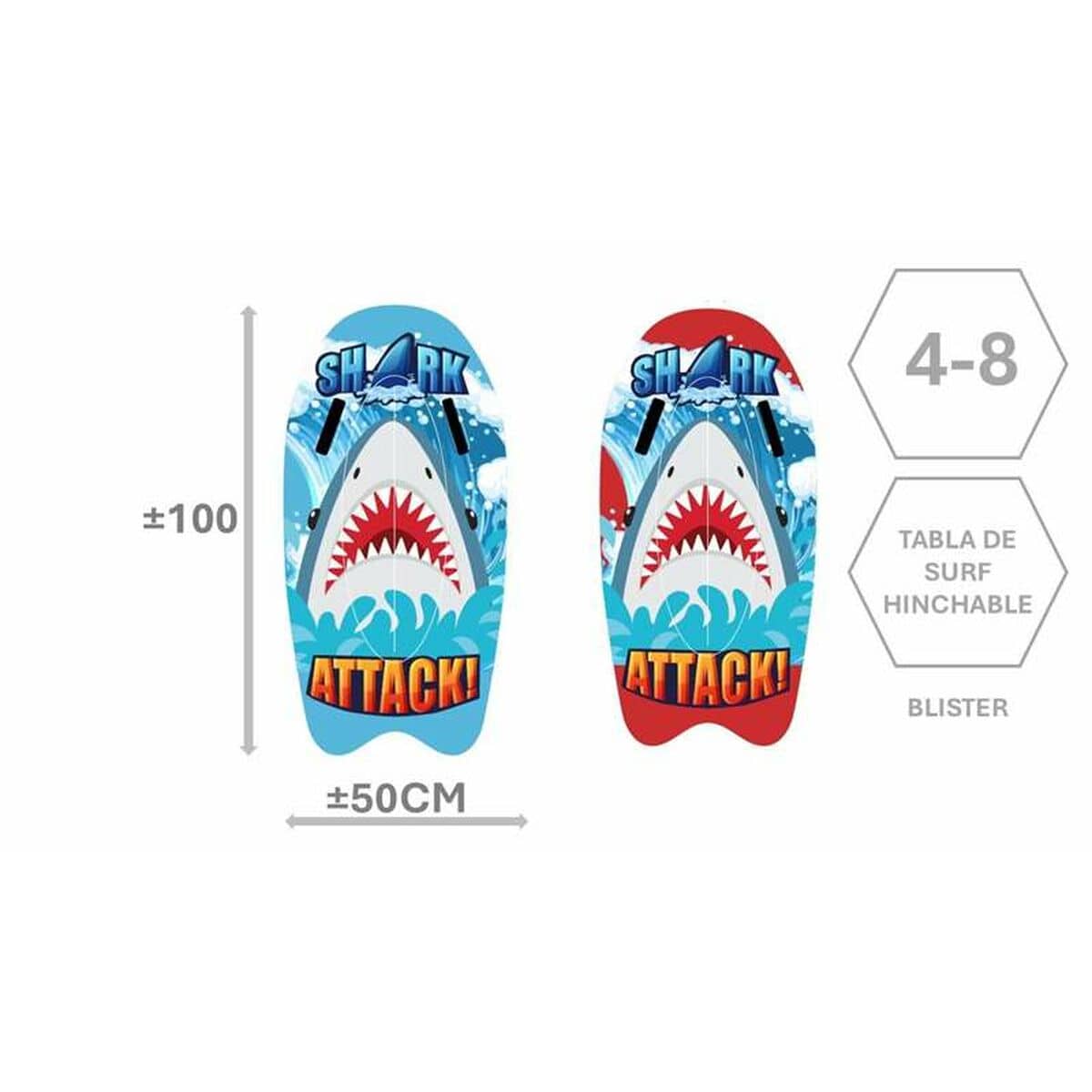 Tabla de Surf Shark Attack