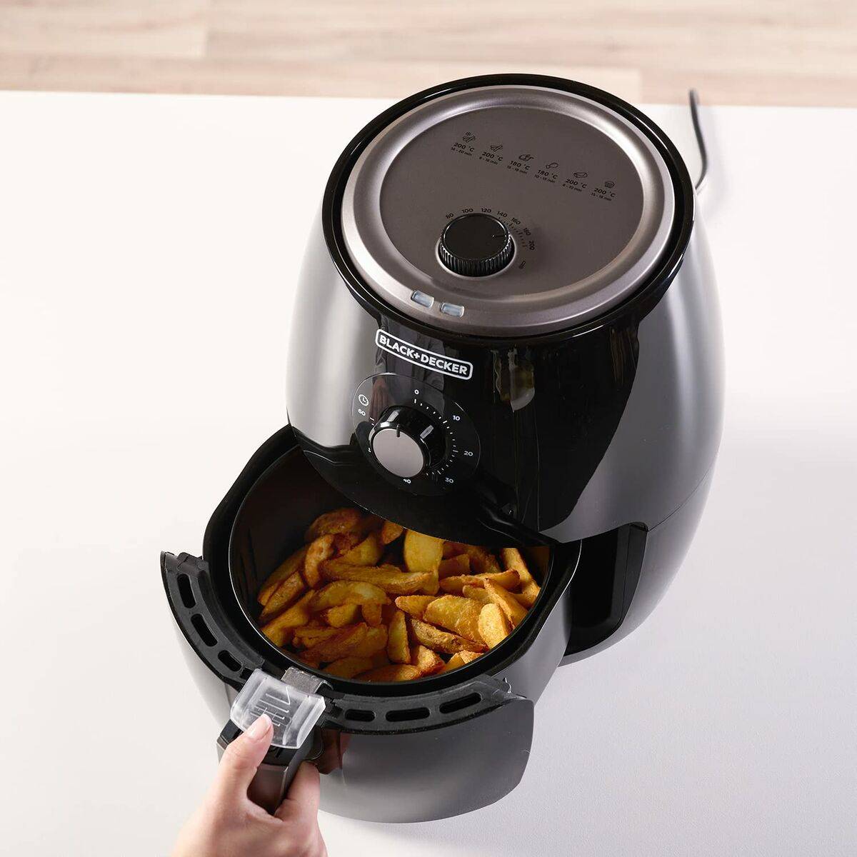 Freidora de Aire Black & Decker BXAF2500E Negro 1500 W 2,5 L
