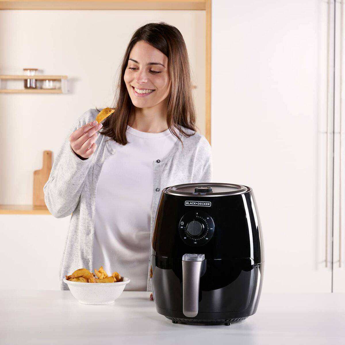 Freidora de Aire Black & Decker BXAF2500E Negro 1500 W 2,5 L