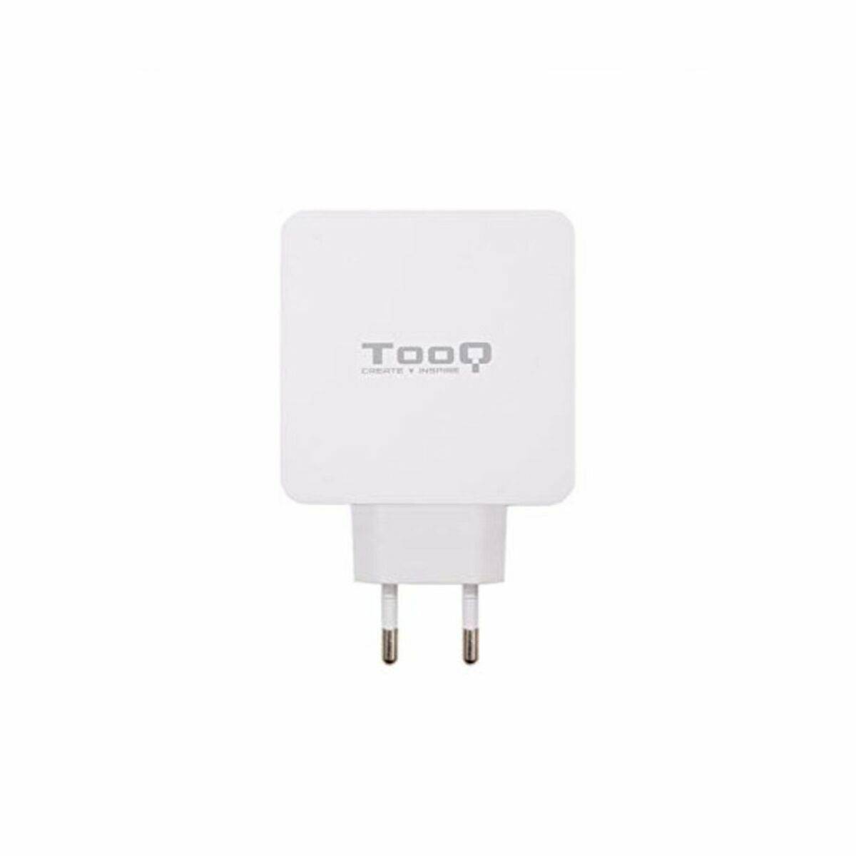 Cargador USB Pared TooQ TQWC-2SC03WT Blanco 48 W