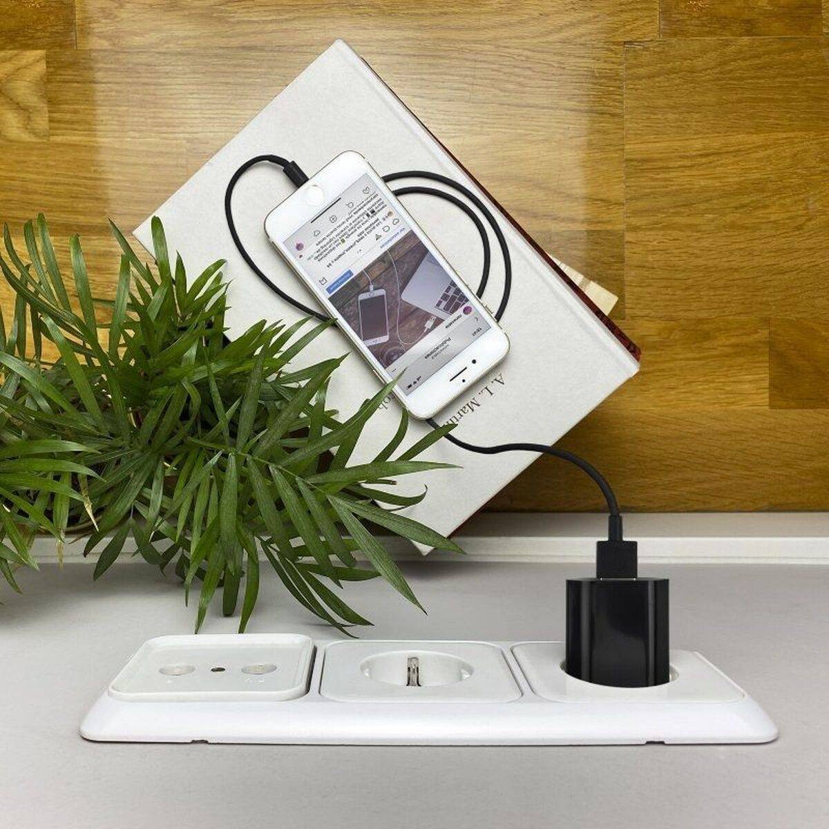 Cargador USB NANOCABLE 10.10.2002 Negro 5 W