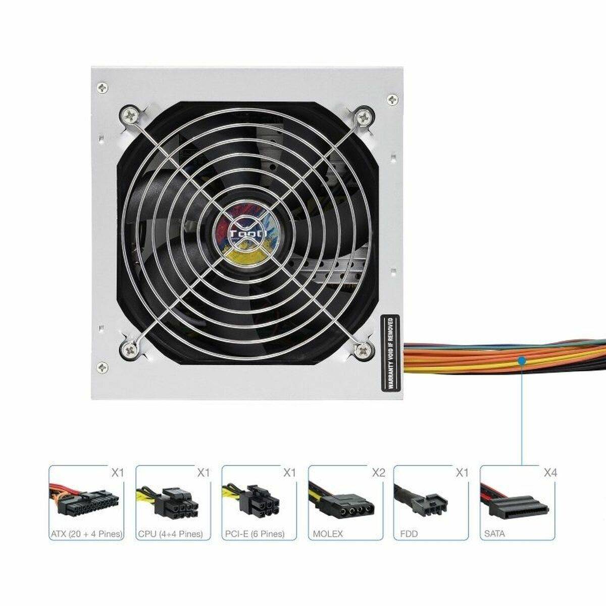 Fuente de Alimentación TooQ TQAPOLO-500SP ATX 500 W
