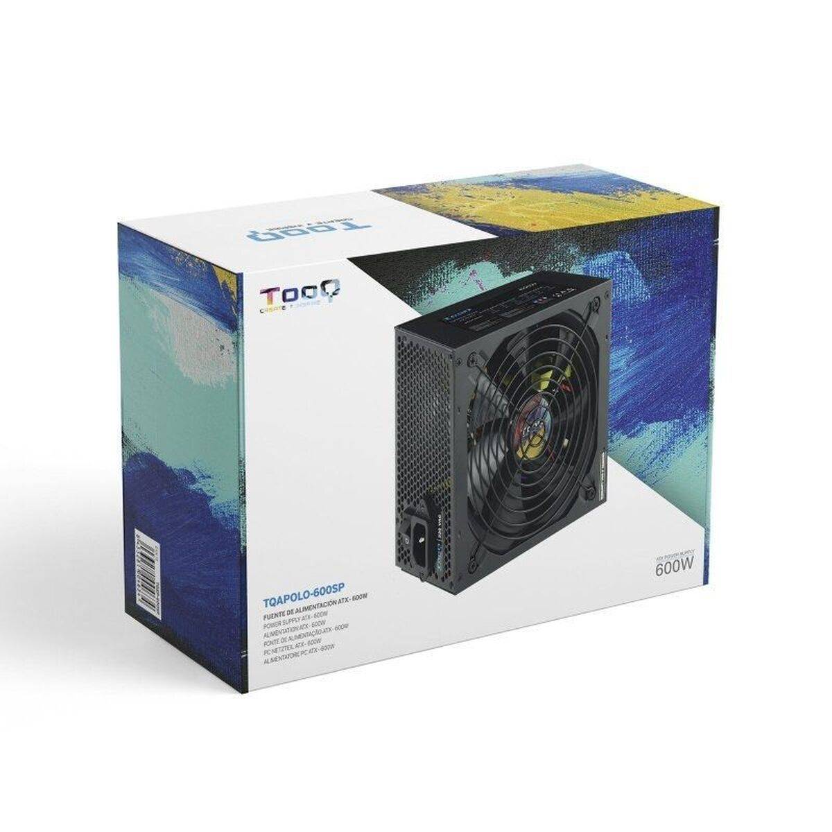 Fuente de Alimentación TooQ TQAPOLO-600SP ATX 600 W CE - RoHS