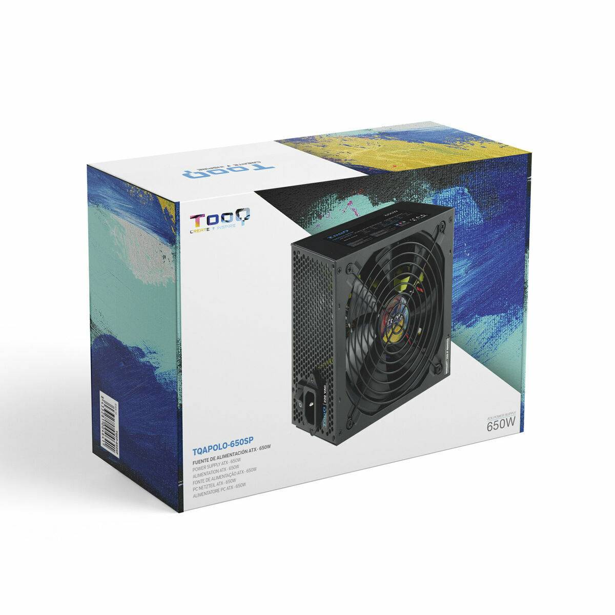Fuente de Alimentación TooQ TQAPOLO-650SP ATX 650 W CE - RoHS