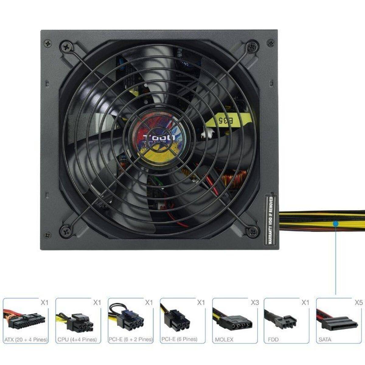 Fuente de Alimentación TooQ TQAPOLO-700SP 700 W CE - RoHS