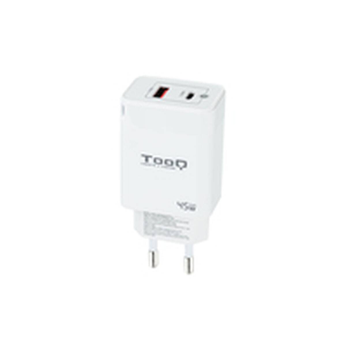 Cargador de Pared TooQ TQWC-GANQCPD45WT Blanco 45 W