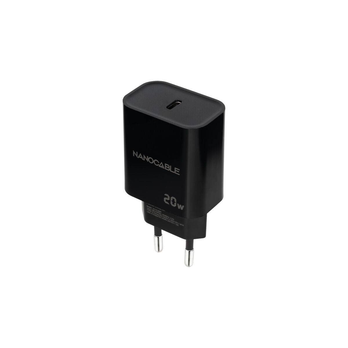 Cargador de Pared NANOCABLE 10.10.2006 Negro