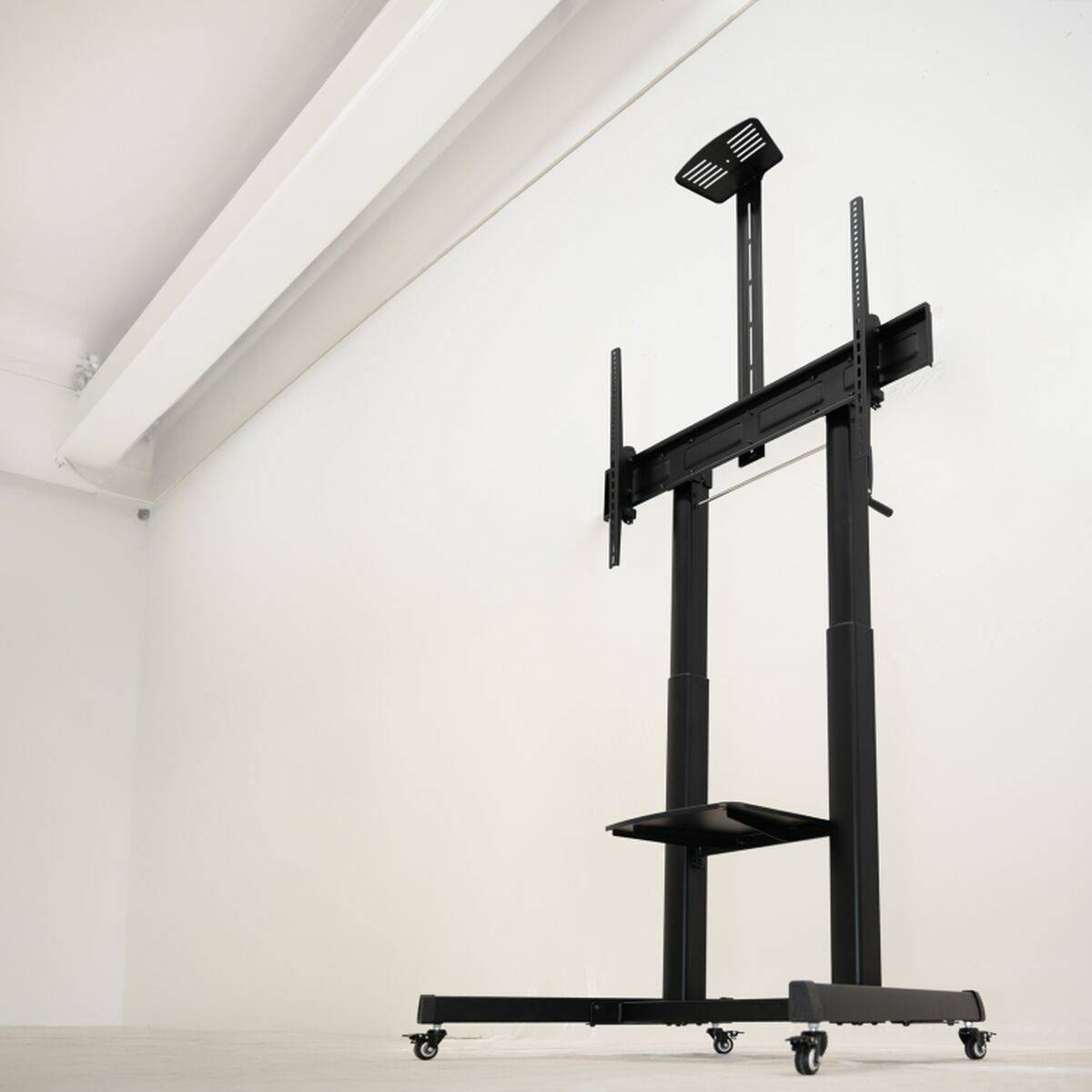 Soporte TV para suelo con ruedas TooQ FS20406HM-B 60" 100" 120 kg 130 Kg (Reacondicionado A)