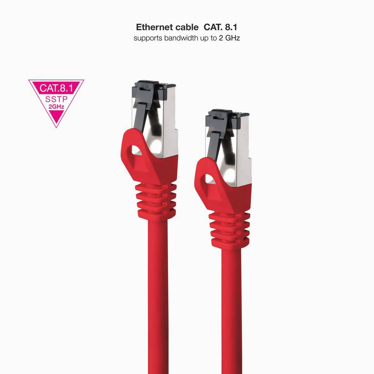 Cable USB NANOCABLE 10.20.2002-R Rojo 2 m
