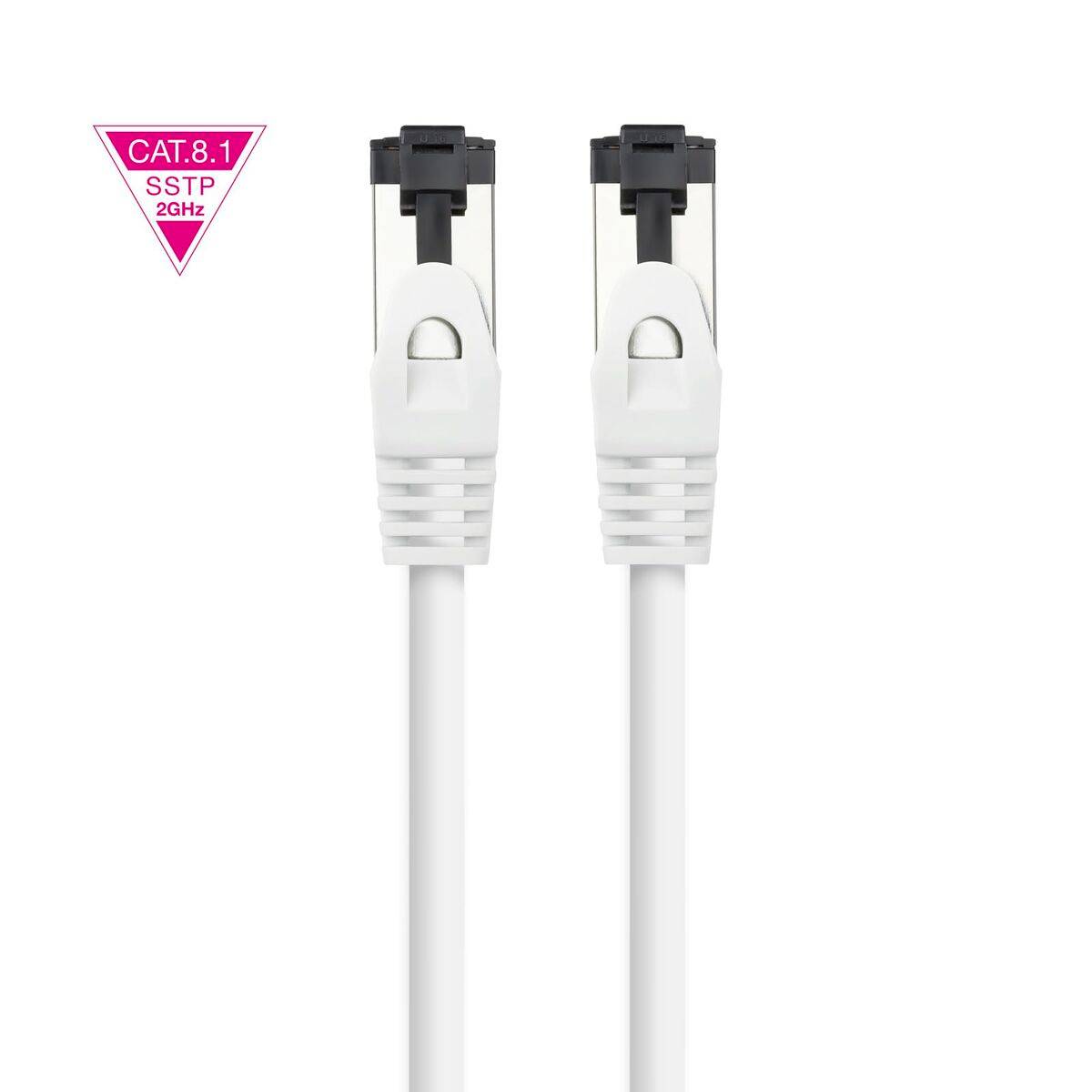 Cable USB NANOCABLE 10.20.2002-W Blanco 2 m