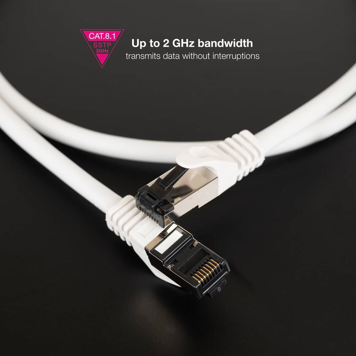 Cable USB NANOCABLE 10.20.2002-W Blanco 2 m