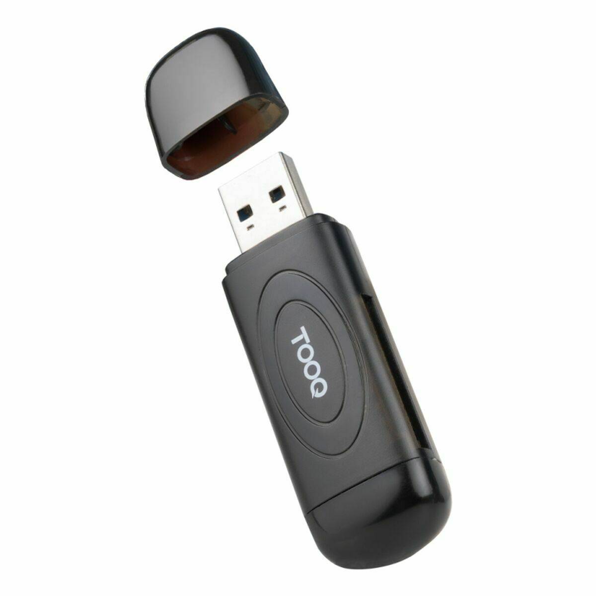 Lector de Tarjetas TooQ TQR-3002B Negro