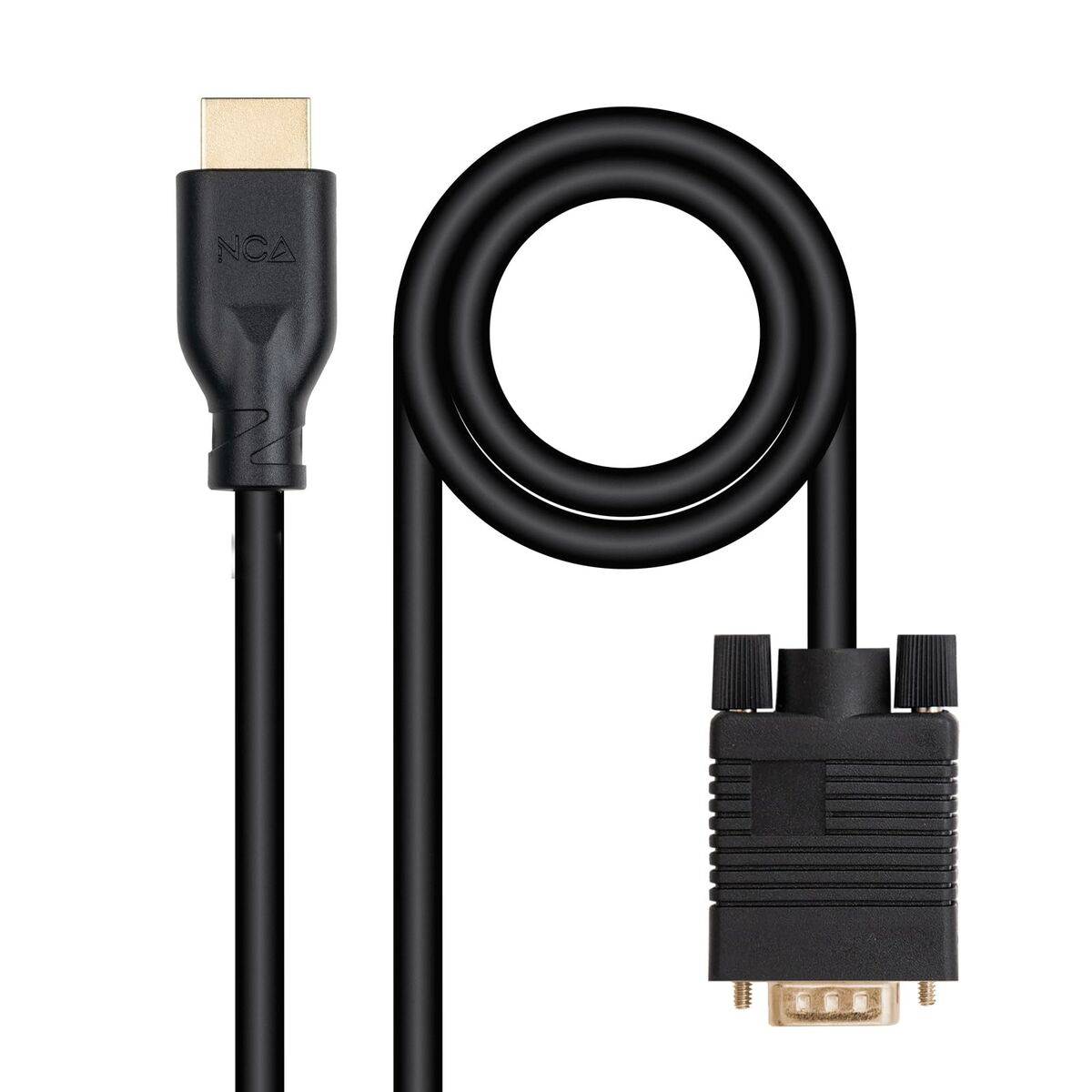 Cable VGA NANOCABLE 10.15.4602 Negro 1,8 m
