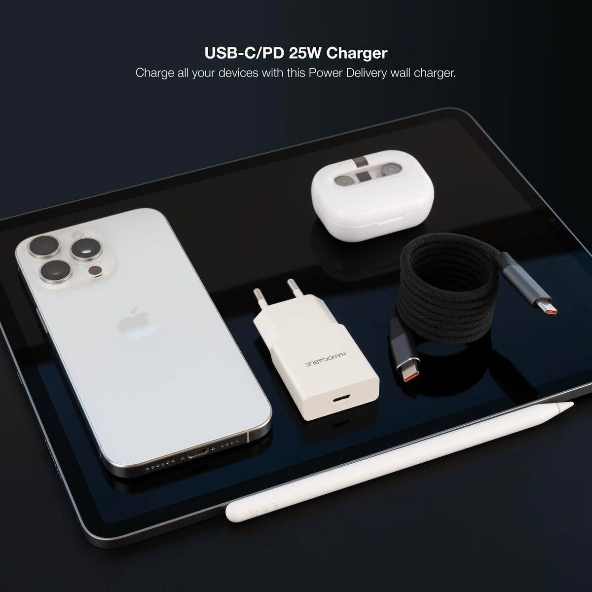 Cargador de Pared NANOCABLE 10.10.2024 Blanco