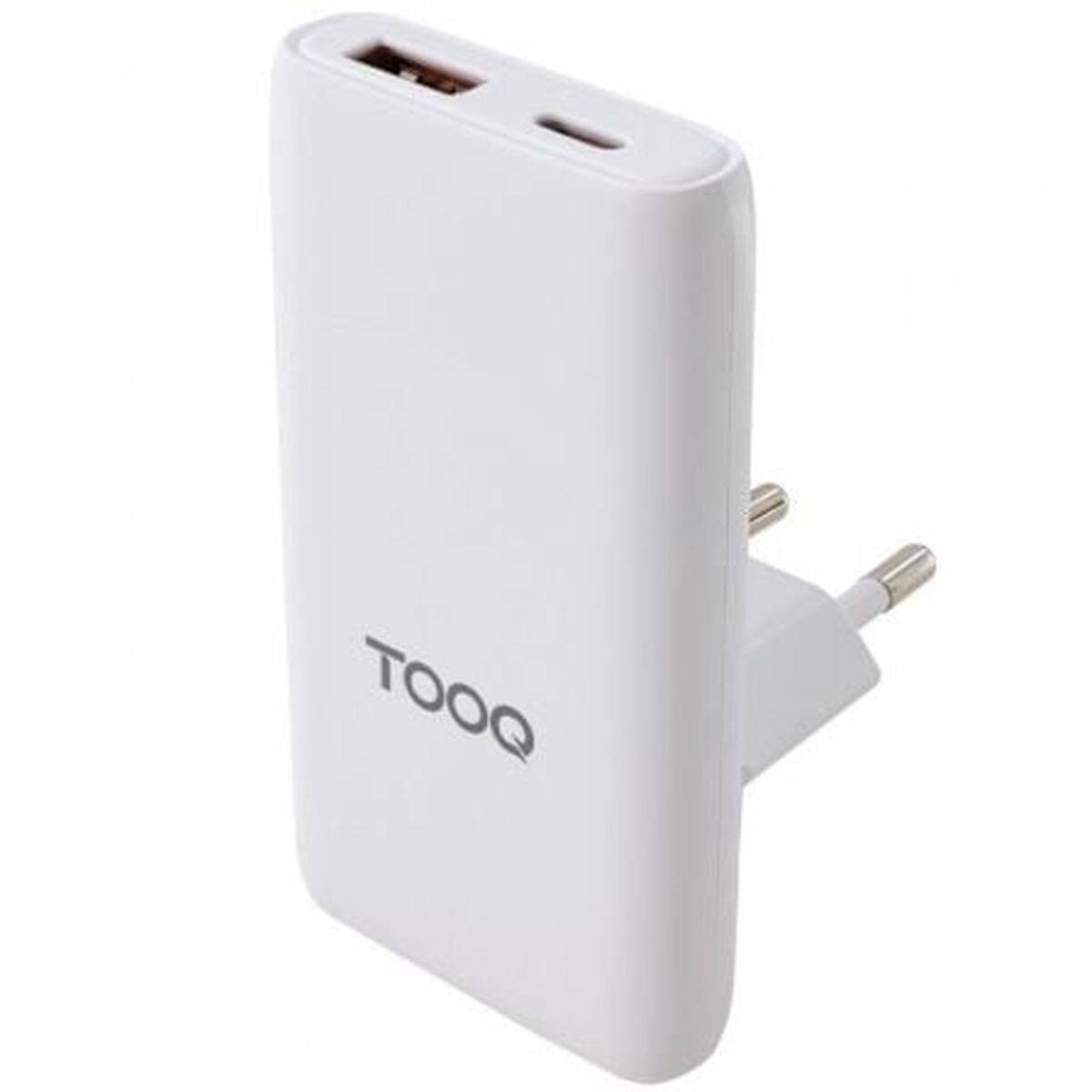 Cargador de Pared TooQ TQWC-GANSL65W1A1C Blanco 65 W