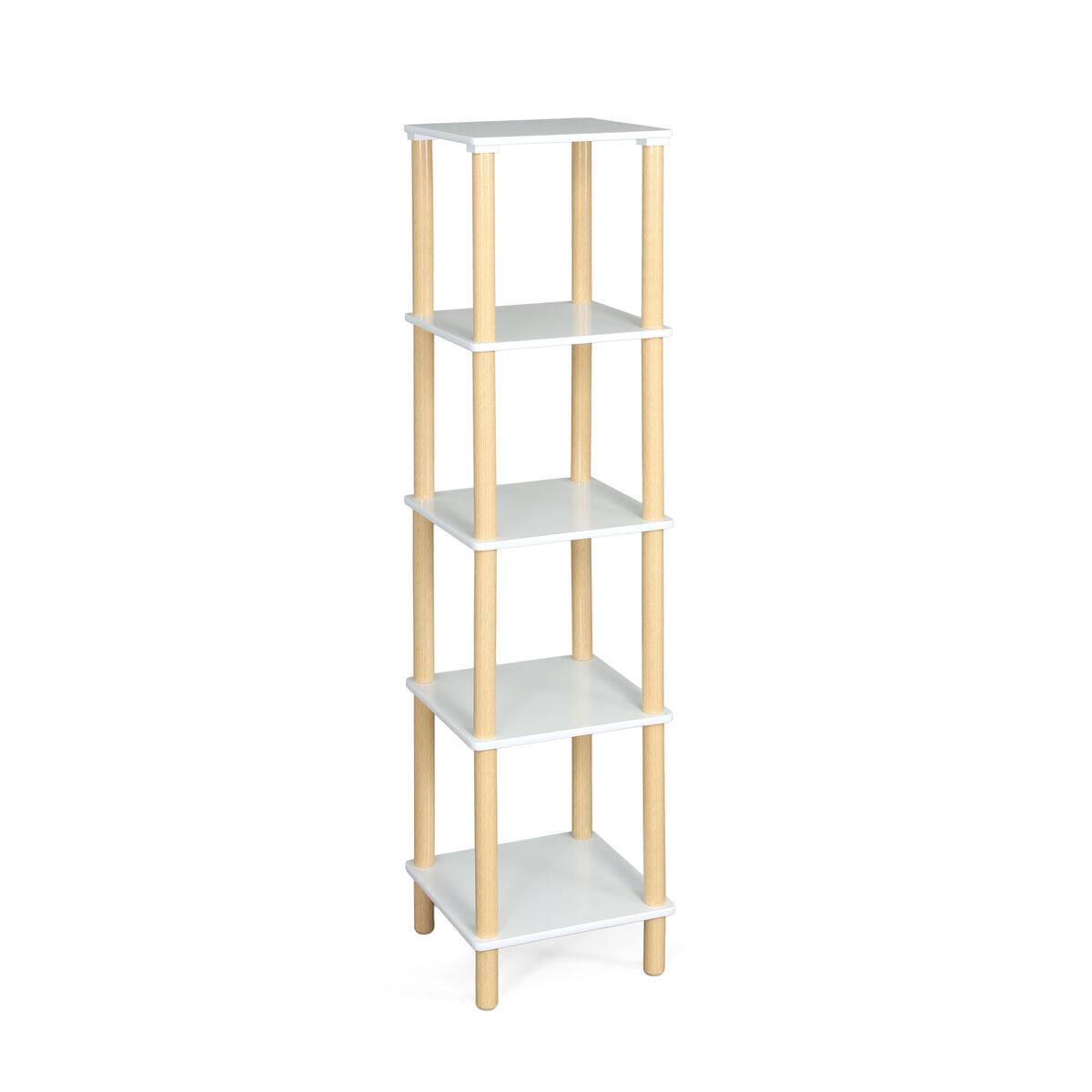 Estantería MobleKit Blanco Madera 35 x 35 x 138 cm