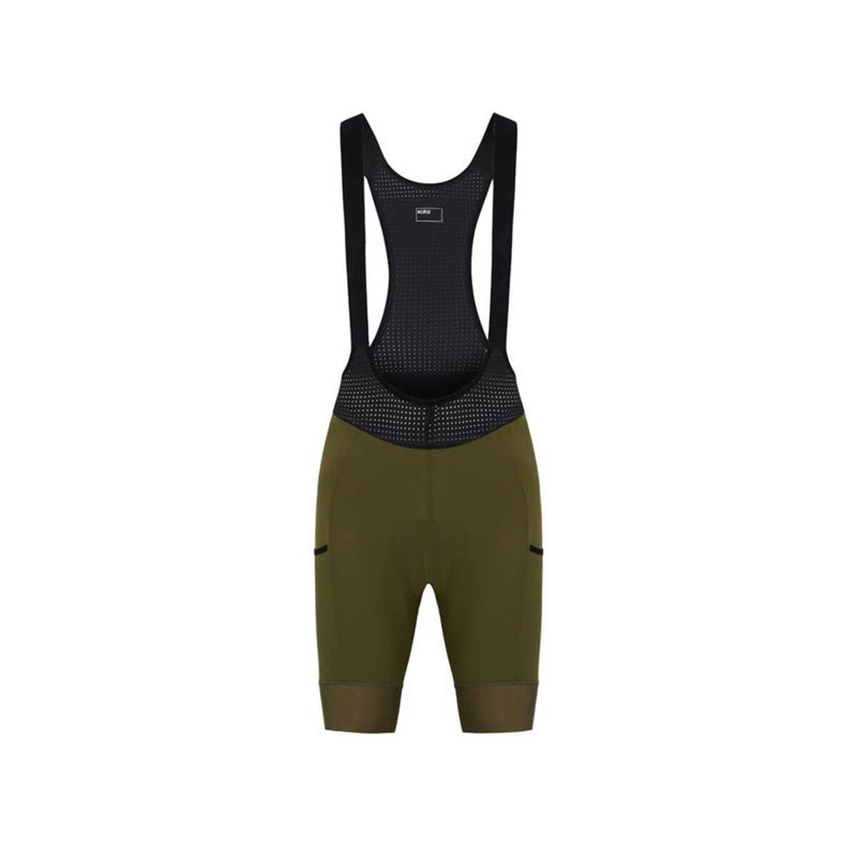 Culotte Hiru Adv Cargo Bibshort Oliva Ciclismo