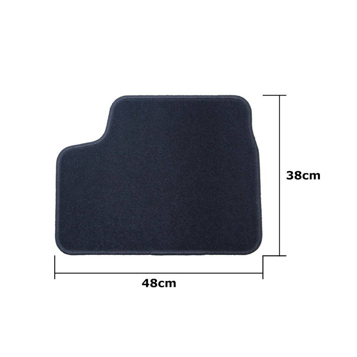 Set de Alfombrillas para Coche OCC Motorsport OCCOP0008 Negro Opel Astra H Twintop Cabrio 4 Piezas
