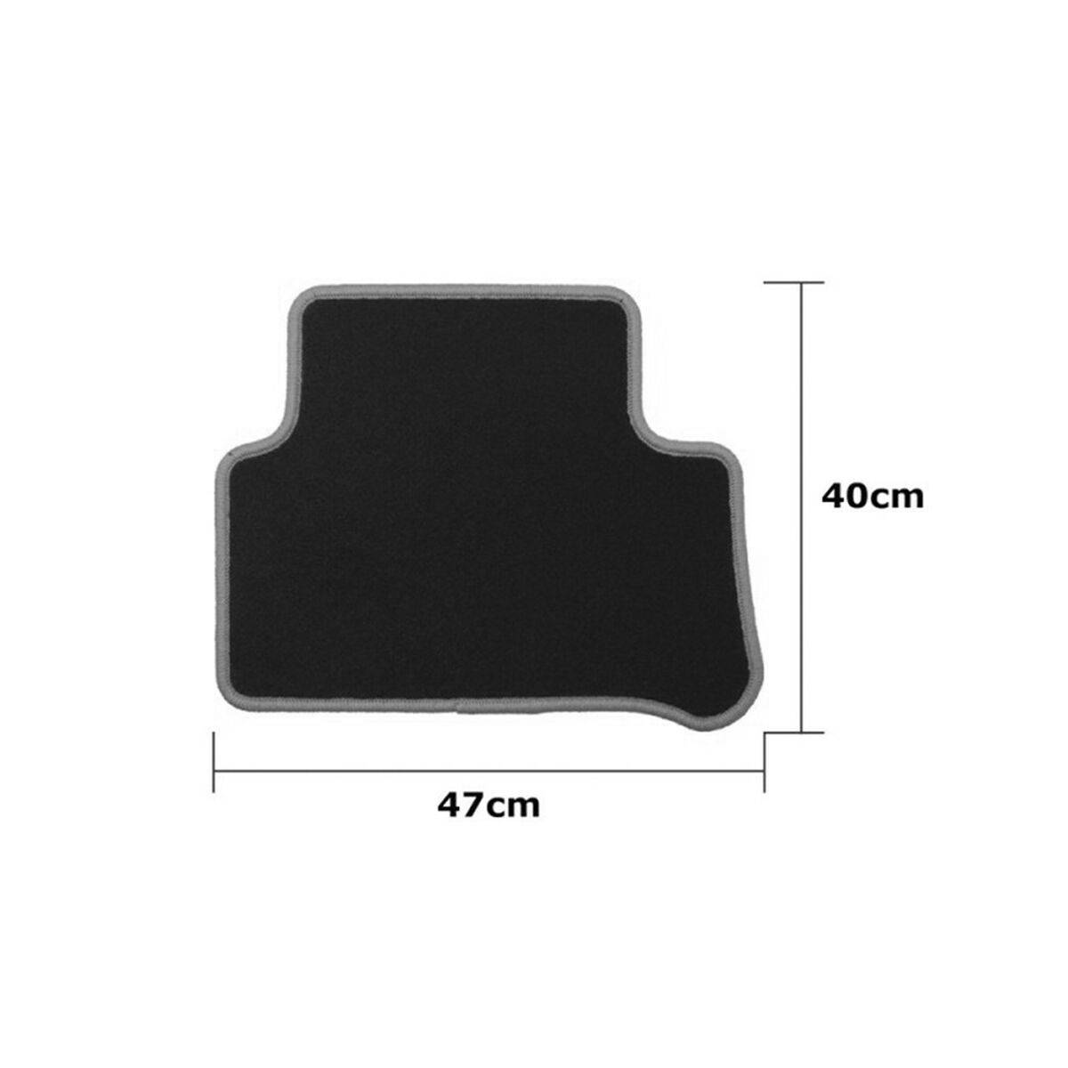 Set de Alfombrillas para Coche OCC Motorsport OCCMC0089GD Negro Gris oscuro Mercedes X218 Cls Shooting Brake Terciopelo 5 Piezas