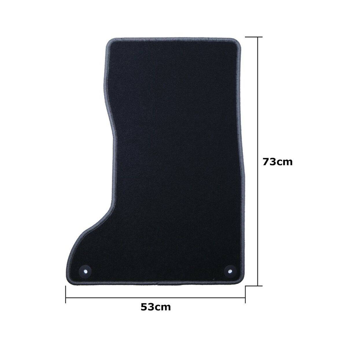 Set de Alfombrillas para Coche OCC Motorsport OCCMS0003GD Negro Gris oscuro Maserati Levante 2016 5 Piezas