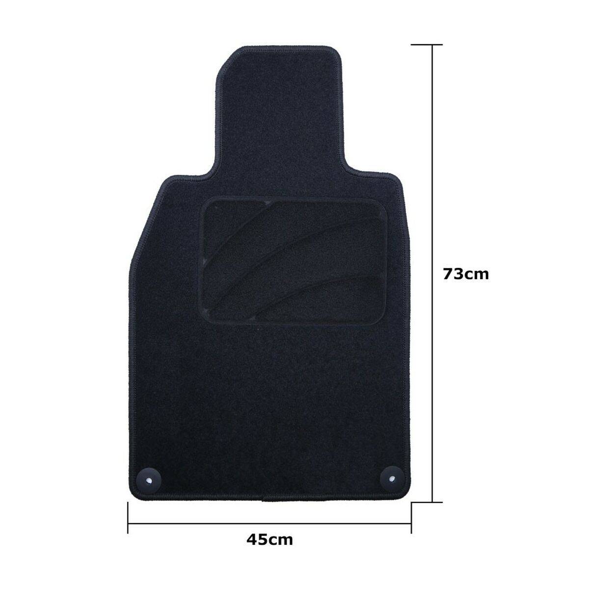 Set de Alfombrillas para Coche OCC Motorsport OCCPS0014LOG Negro Porsche 911 992 Terciopelo 5 Piezas