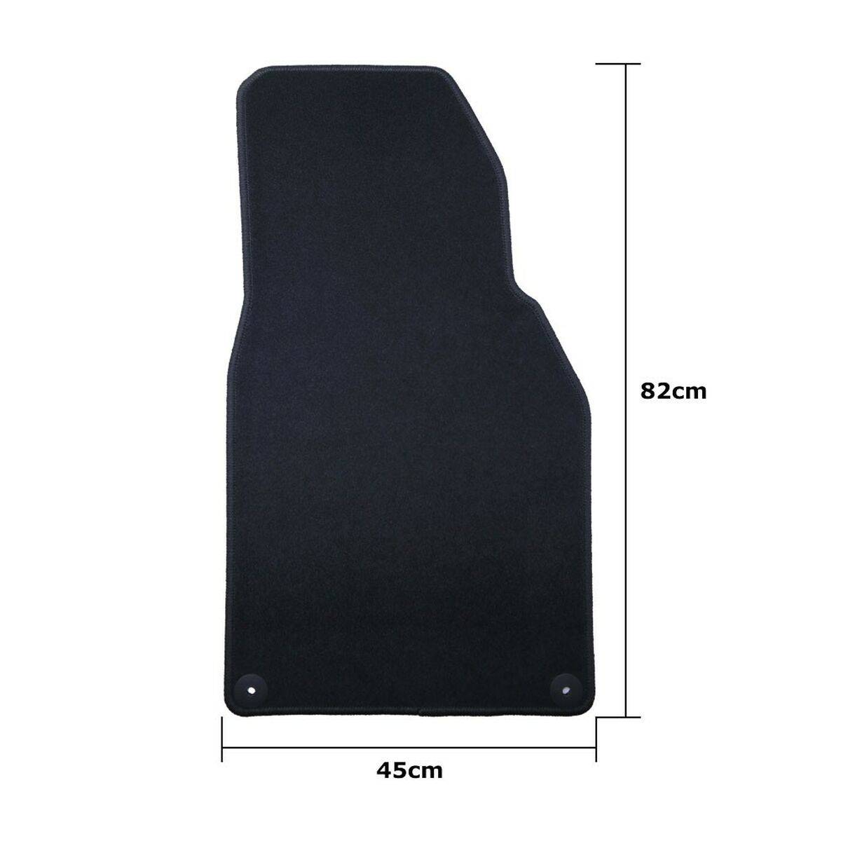 Set de Alfombrillas para Coche OCC Motorsport OCCPS0014LOG Negro Porsche 911 992 Terciopelo 5 Piezas