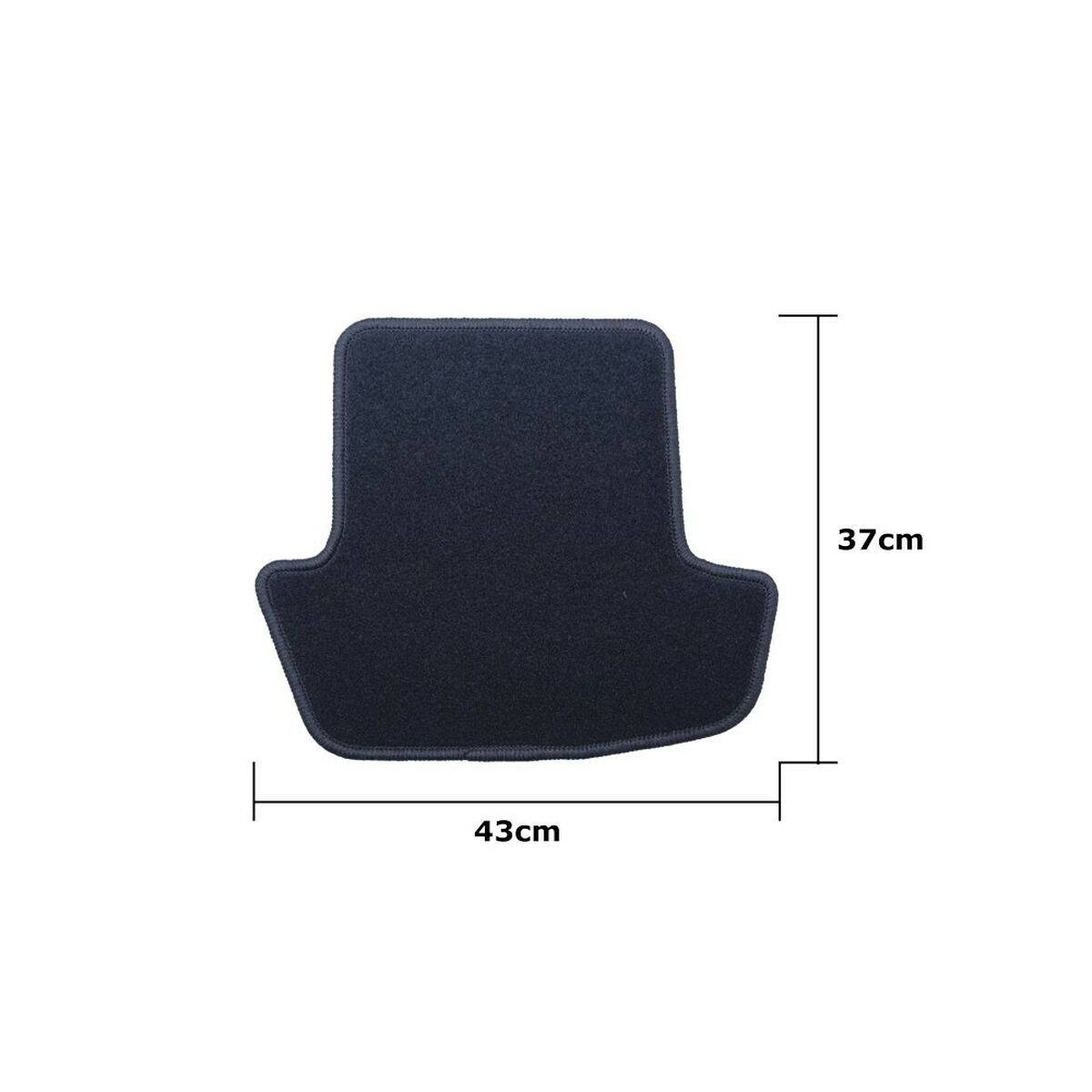 Set de Alfombrillas para Coche OCC Motorsport OCCPS0014LOG Negro Porsche 911 992 Terciopelo 5 Piezas