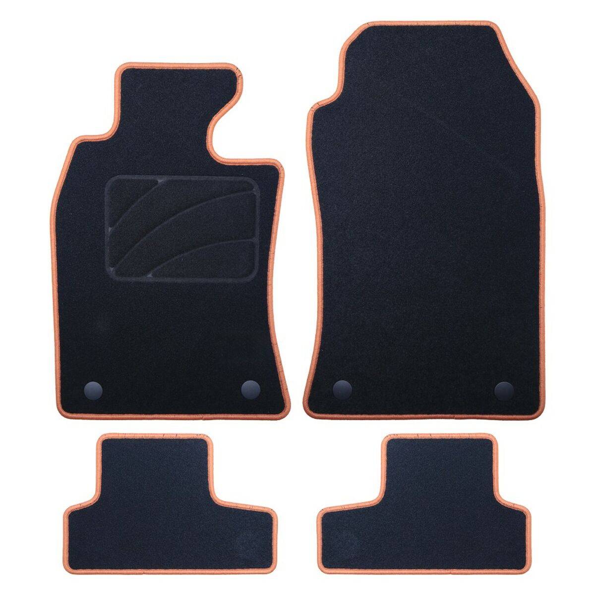 Set de Alfombrillas para Coche OCC Motorsport OCCMI0008YE Mini R52 Cabrio 5 Piezas