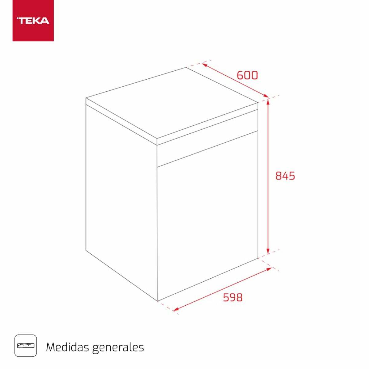 Lavavajillas Teka DFS76850 Acero 60 cm