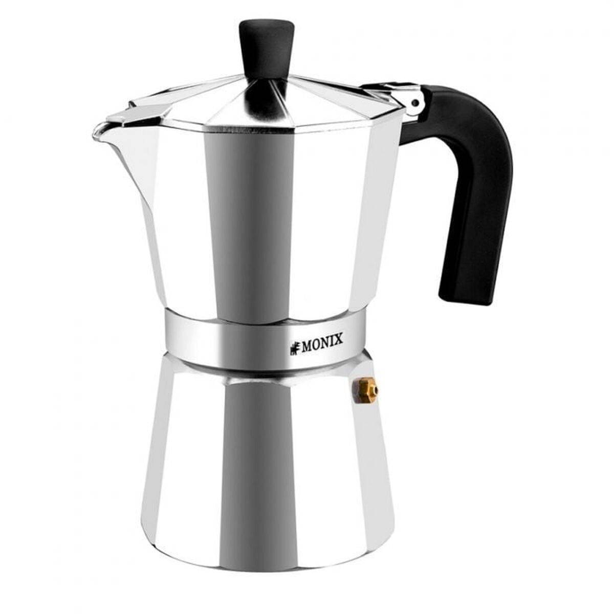 Cafetera Italiana Monix Braisogona_M620006 Plateado 6 Tazas