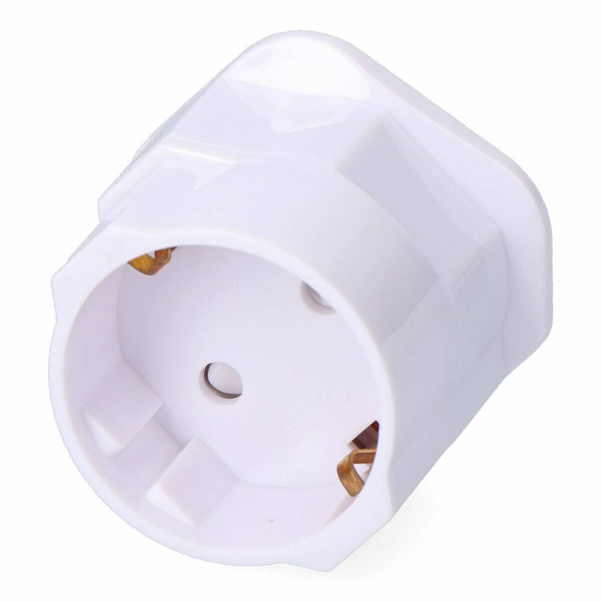 Adaptador para Enchufes F-line Blanco 13 A Enchufe EU