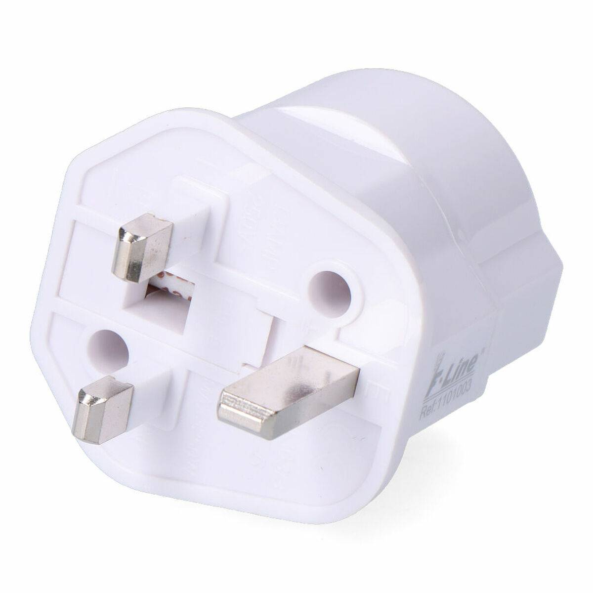 Adaptador para Enchufes F-line Blanco 13 A Enchufe EU