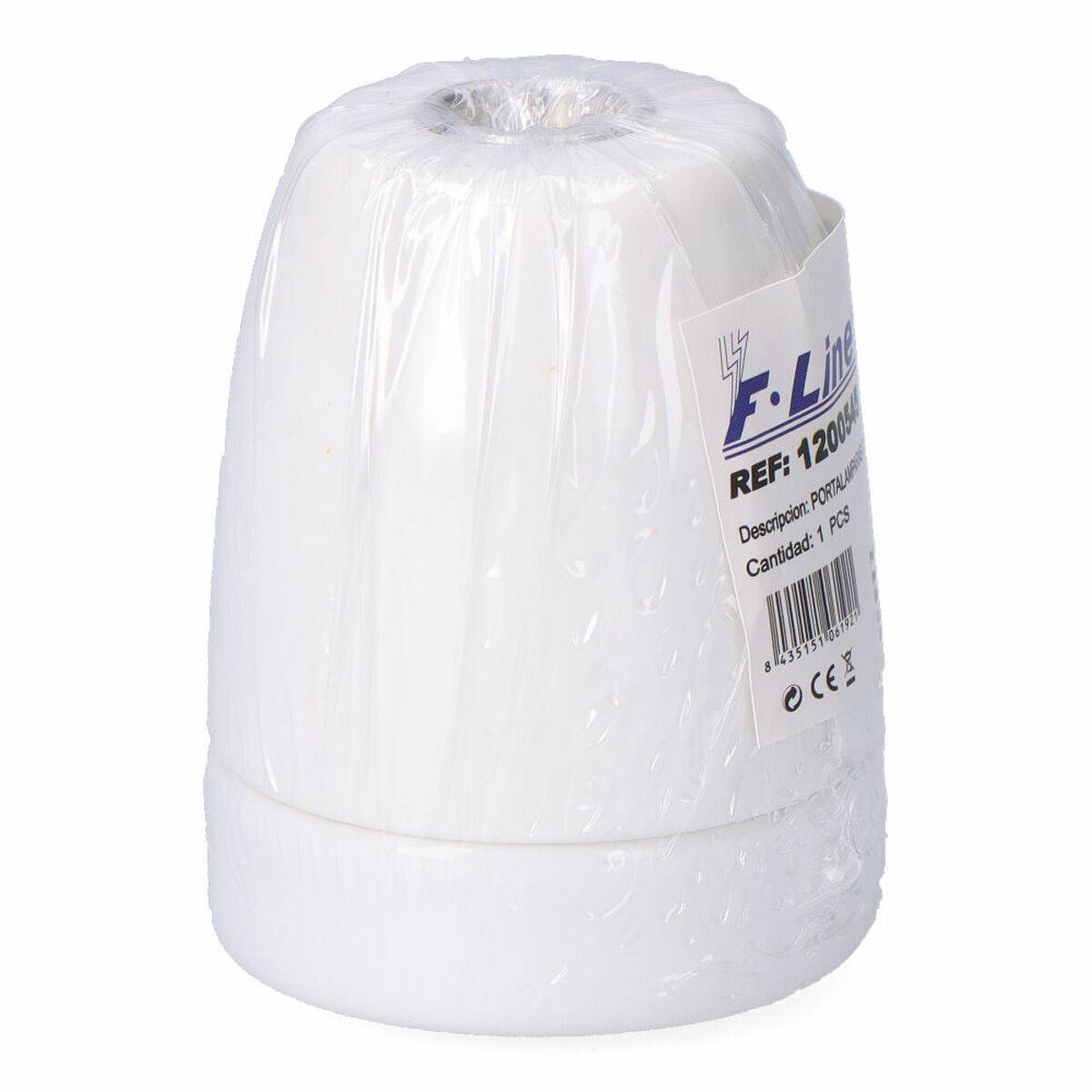 Portalámparas F-line Blanco 100 W E27 Vintage