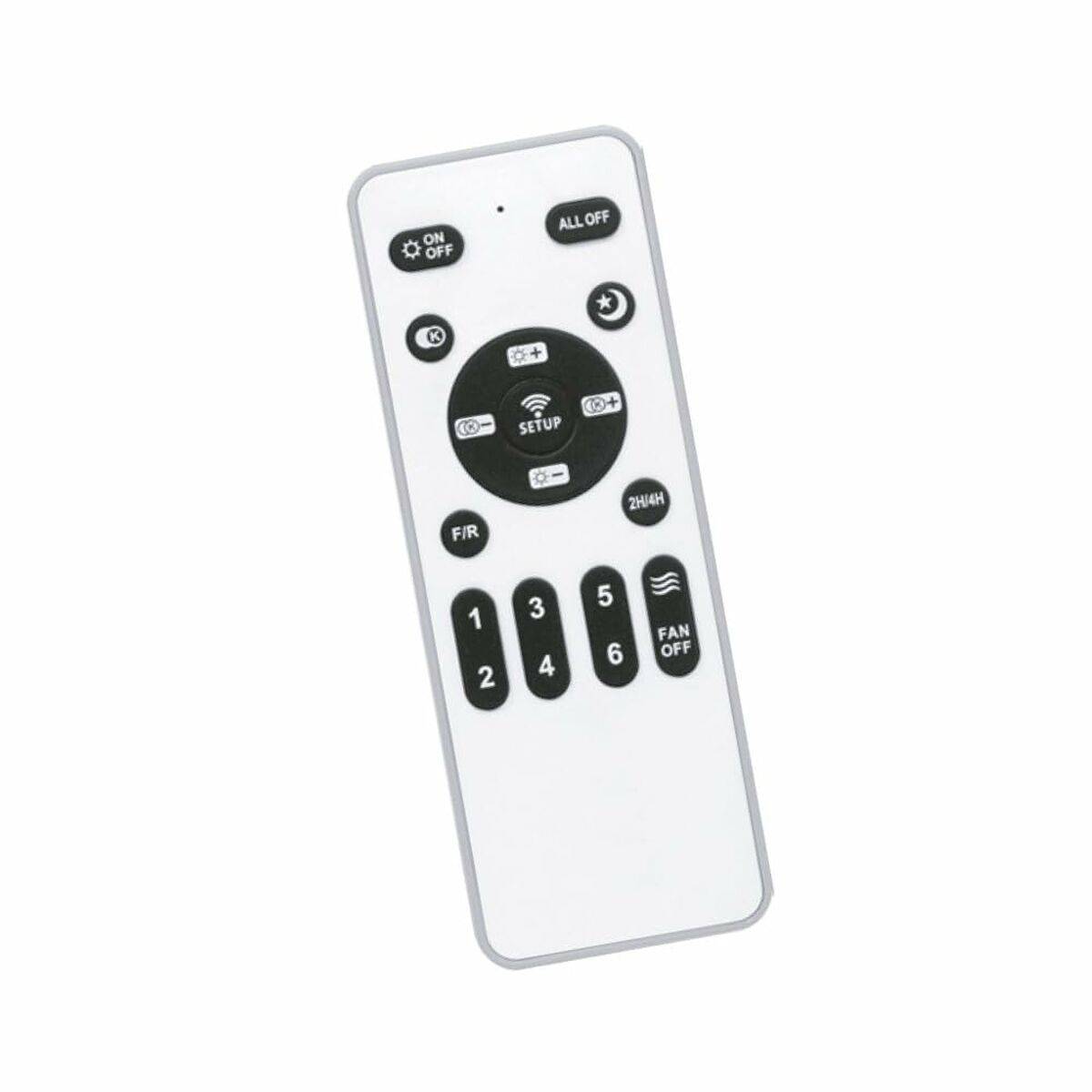 Ventilador de Techo con Luz CristalRecord Plateado 35 W (3000 K) (4000 K)