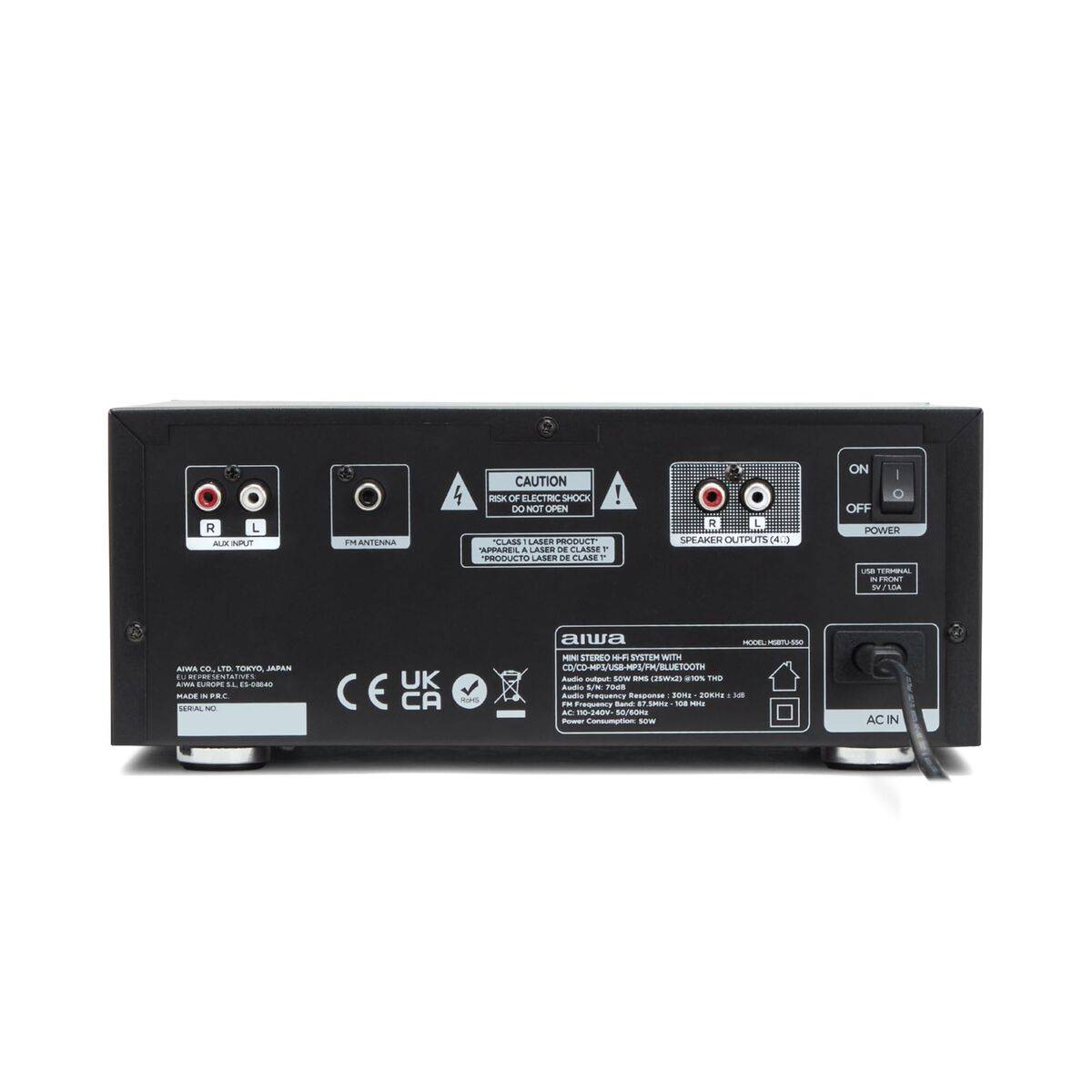 Microcadena de Música Aiwa MSBTU550 50W