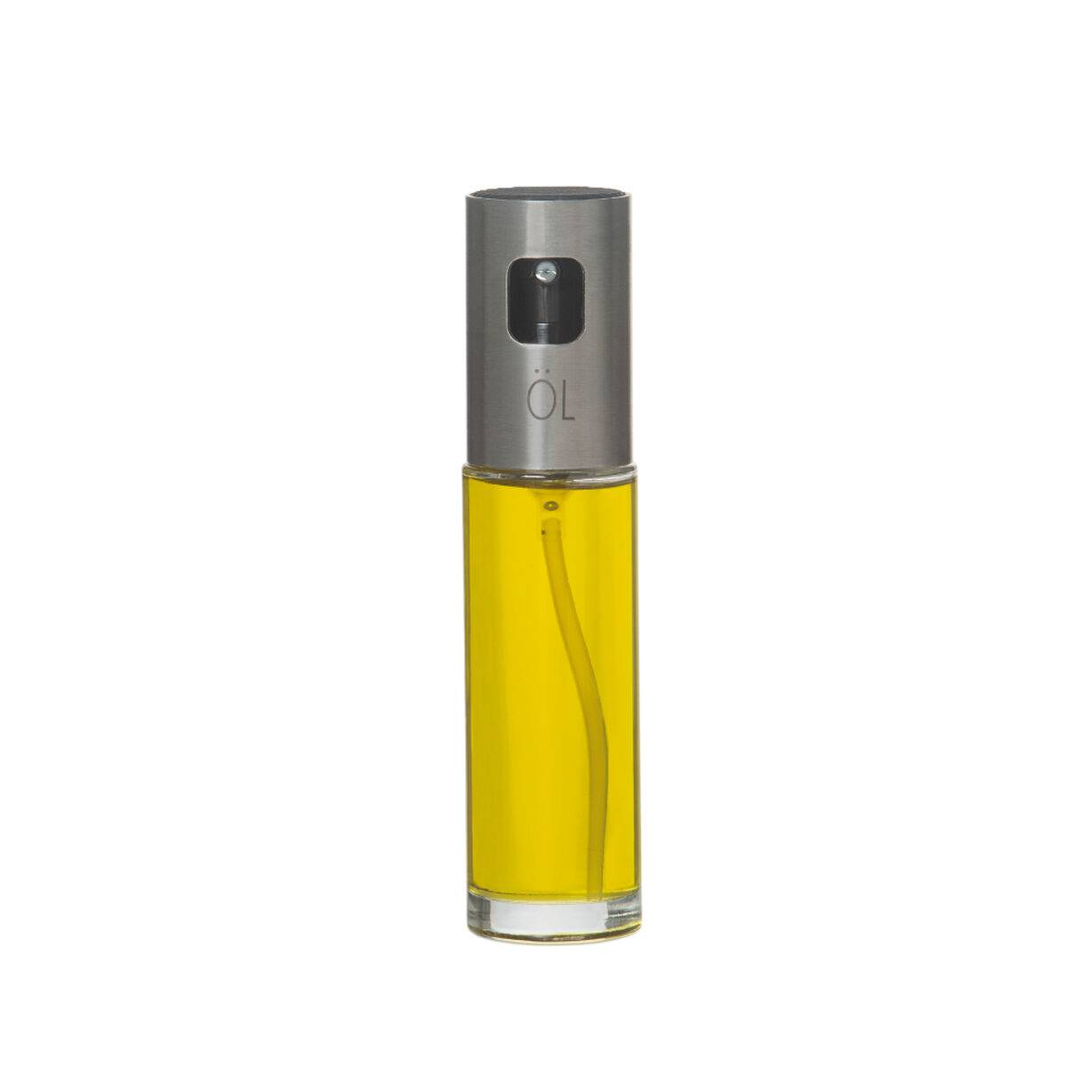 Aceitera Andrea House 100 ml Acero Inoxidable Cristal