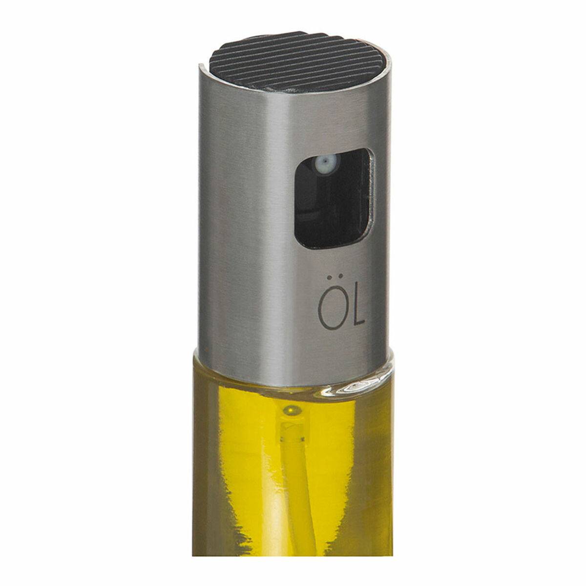 Aceitera Andrea House 100 ml Acero Inoxidable Cristal