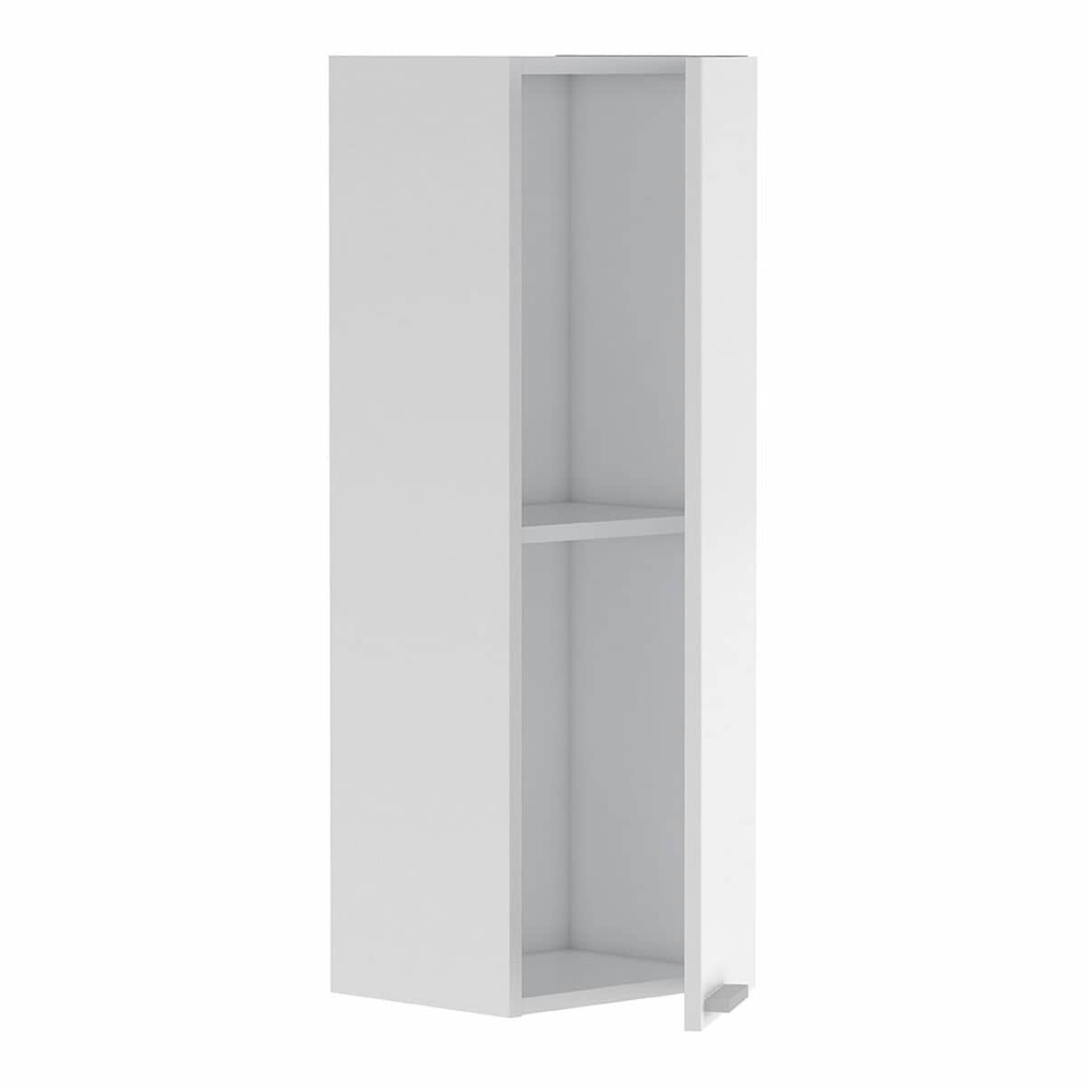 Armario Forés Blanco Gris Aluminio ABS 30 X 25 X 85 CM