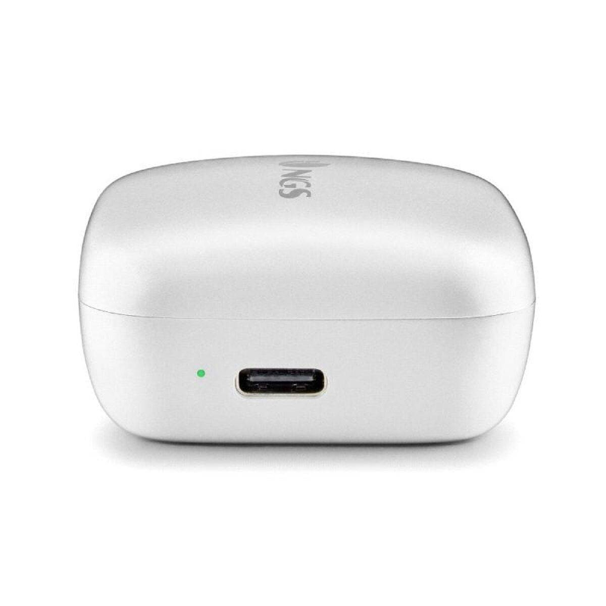 Auriculares con Micrófono NGS ARTICAMOVEWHITE Blanco
