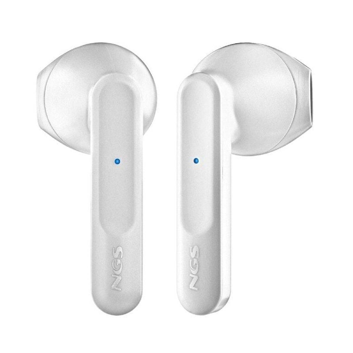 Auriculares con Micrófono NGS ARTICAMOVEWHITE Blanco