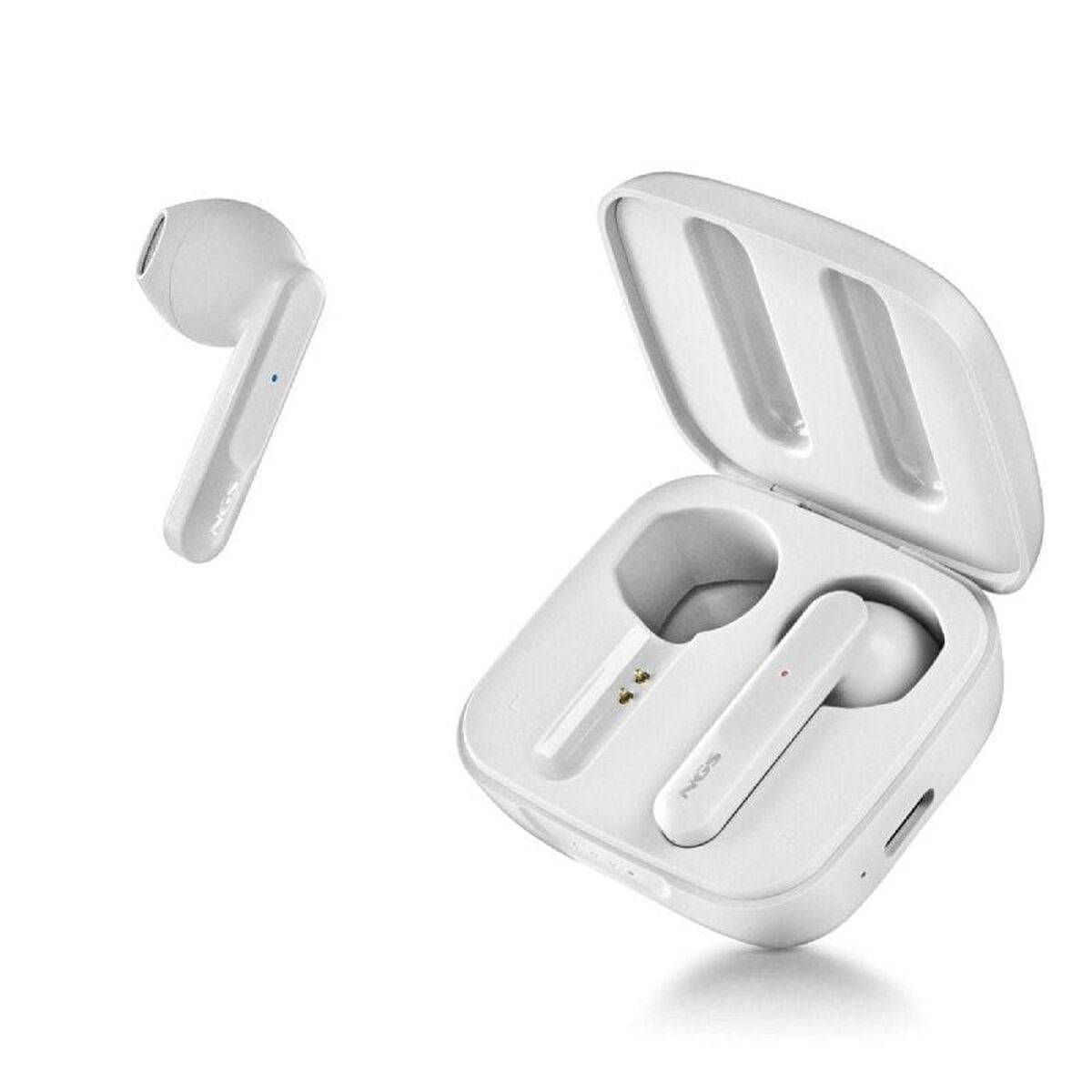 Auriculares con Micrófono NGS ARTICAMOVEWHITE Blanco