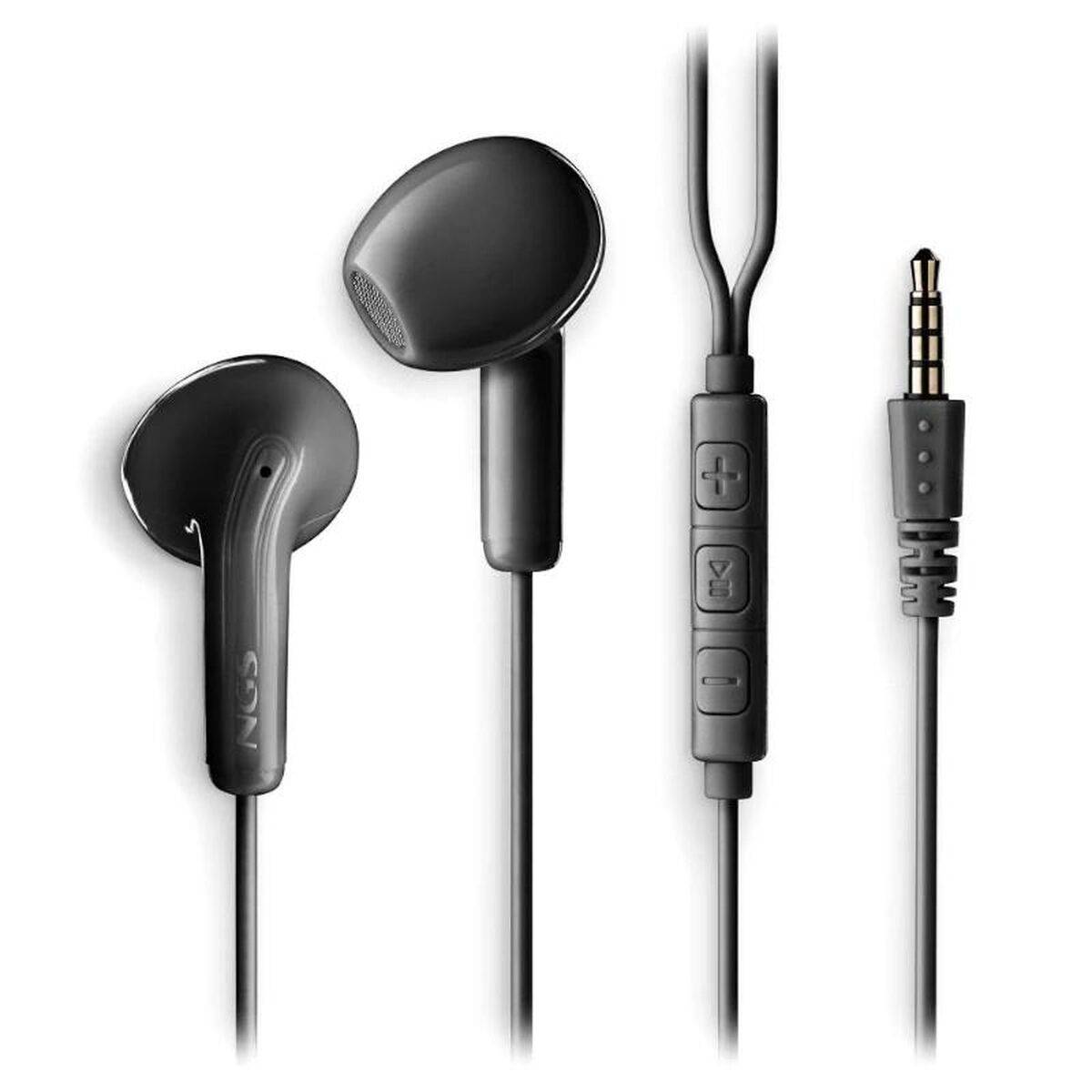 Auriculares NGS CROSSFLIPBLACK Negro