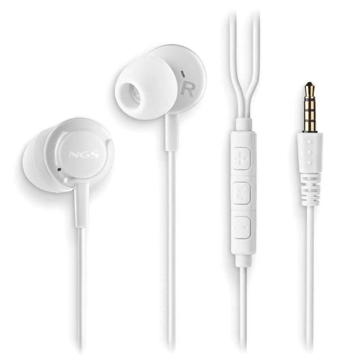 Auriculares NGS CROSSDRIFTWHITE Blanco